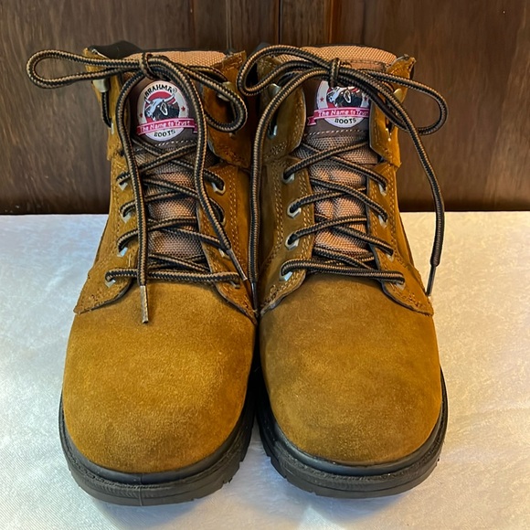 Brahma Men's Bravo Waterproof 6" Soft Toe Work Boots size 8W NWOT - Picture 2 of 11